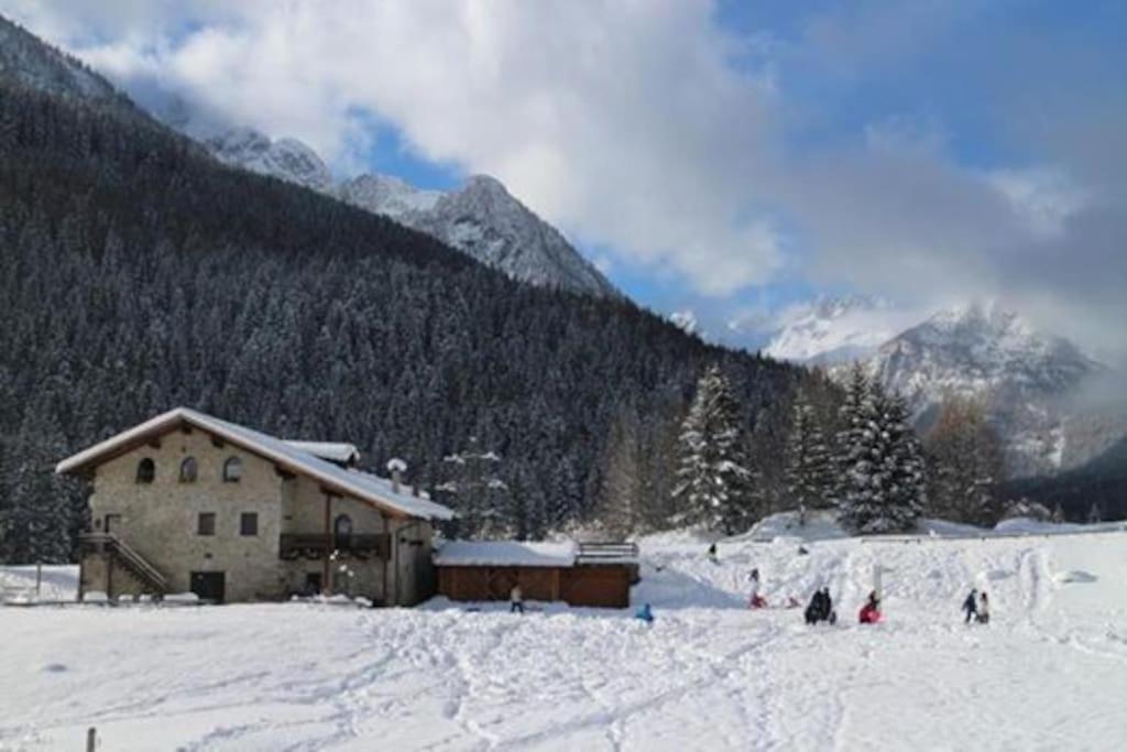 Chalet Rustico Bertolini Per Gruppi! Villa Vermiglio Eksteriør bilde