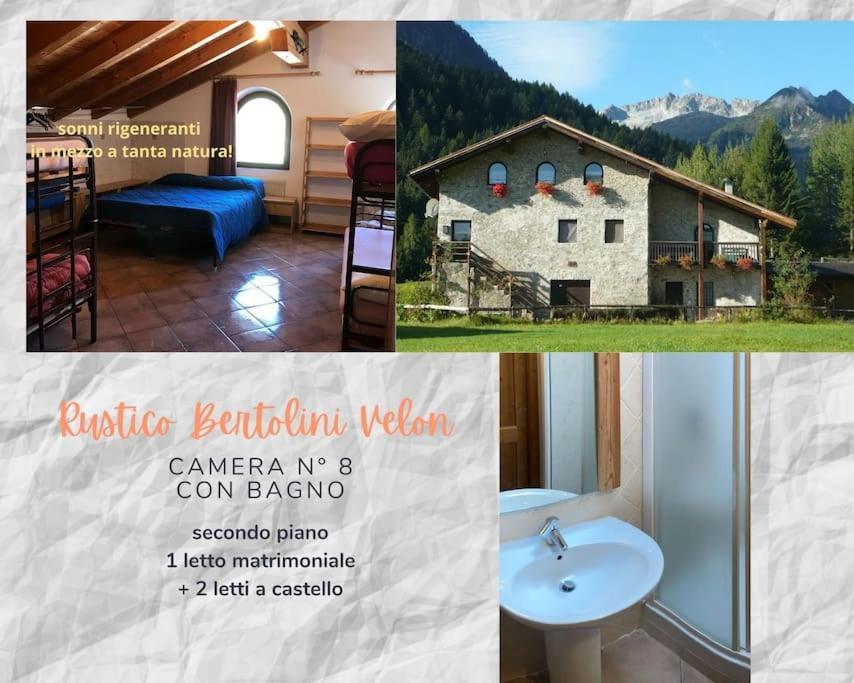 Chalet Rustico Bertolini Per Gruppi! Villa Vermiglio Eksteriør bilde